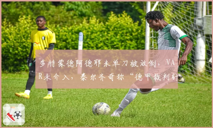 多特蒙德阿德耶米单刀被放倒,VAR未介入,泰尔齐奇称“德甲裁判针对我们”